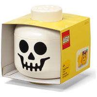 LEGO<sup>&reg;</sup> Storage Products: 40310808 Small Head White- Skeleton NEW